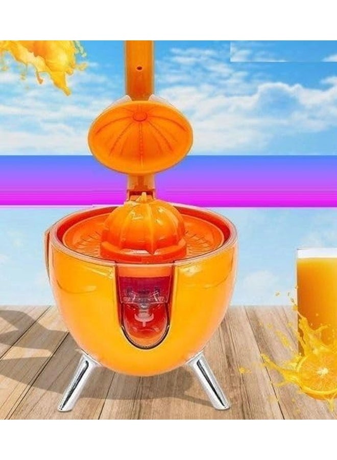 DubaiGallery Compact Electric Citrus Press 300W With Lever Arm Dual Reamer Cones Stainless Steel Filter No-Spill Spout Non-Slip Feet BPA-Free Construction For Fresh Juice Anytime - Image 2